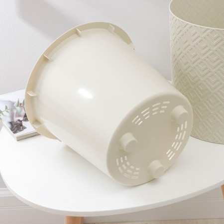 Kashpo for flowers with an insert “Etna”, 9.5 l, d = 28 cm, h = 27 cm, white color-2