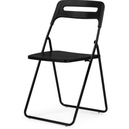 Fold plastic stool, metal/plastic, black 43x46x81 cm-8