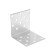 Fixed corner 50 x 50 x 50 x 2 mm, GOT, in the package of 50 pcs.
