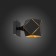 Sconces st. SL258.401.01. Enigma. 1x40 W, E14, 13x13 cm, black color