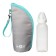 Thermos for a bottle m & b on a zipper color is gray/turquoise