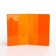 Passport cover, orange color