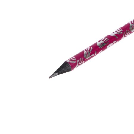 Pencil Blackographic hardness of the NV "Hands" with an eraser, sharpened, round, mix-14