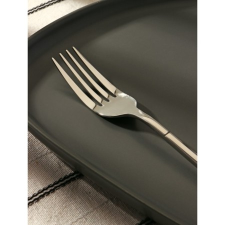 Tree of a stainless steel table Magistro line, h = 21.5 cm, silver color-1