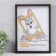 Photo frame plastic 21x30 cm 3 series, dark chocolate