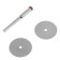 Cutting disks Fit, 2 pcs., HSS, pin D = 3 mm