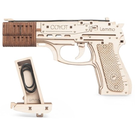 Wooden designer "Coyot", pistol - elaboration