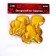 Decorative hearts, set of 10 pcs., Size 1 pcs: 4.5 × 3.1 cm, Golden color overflow