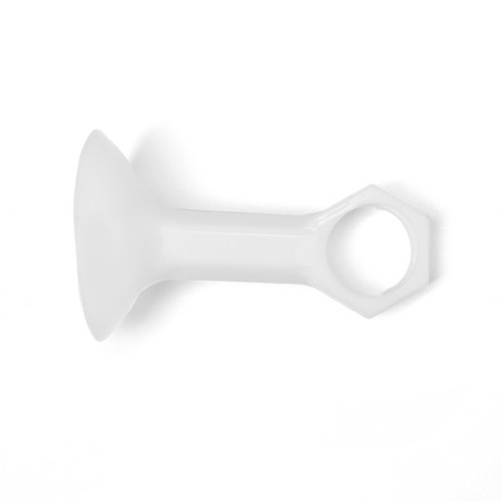 Lockland door limiter on the handle, d = 18 mm, h = 68 mm, white color-10