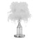 Glamur light lamp E27 40W chrome 26x26x37cm Risalux