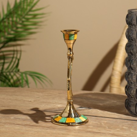 Camel candlestick 17 cm, brass-3