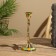 Camel candlestick 17 cm, brass
