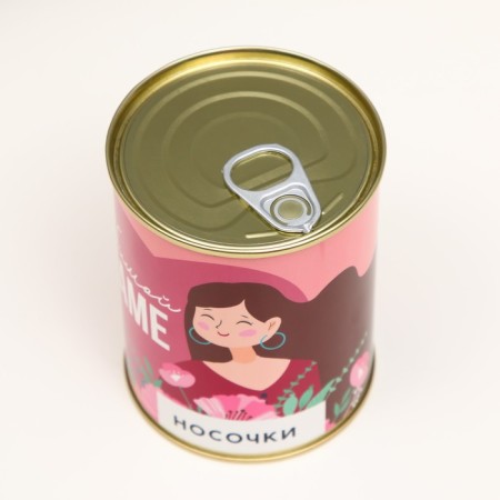 Socks in the bank "beloved mother" (inside the socks are female, white color)-3