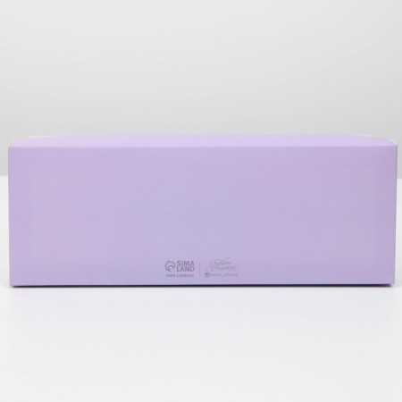 Confectionery box, packaging, Lavender, 26, 2 x 8 x 9.7 cm-4