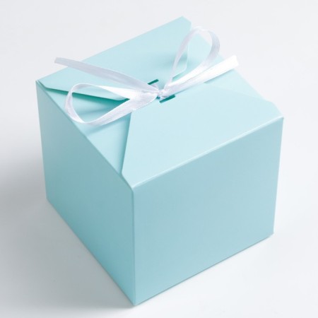 Blue folding box, 10 x 10 x 10 cm,-1