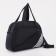 Sports bag with lightning, without lining, external pocket, black color