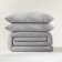 Lovelife Lovelife Lowel "Gray Mist" 200x215 cm, 225x240 cm, 50x70 ± 3 cm-2 pcs, microfiber 85 grams