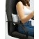 Pillow Orthopedic roller with buckwheat luster, size 20x50 cm, damask, color gray color
