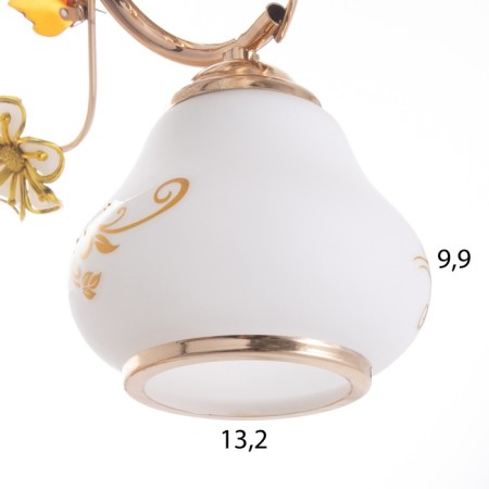 Alana chandelier 3x40W E27 Gold Model: 2612380-6