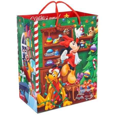 New Year. Gift package, 18x23x11.5 cm, packaging, Mickey Mouse-1