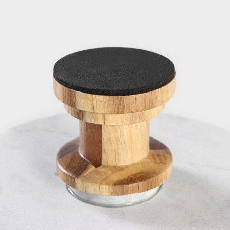 Cake stand Magistro Forest Dream, D = 20.5 cm, acacia, marble-4