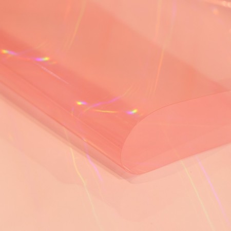 Film for decor and floristry, pink, plain, bilateral, universal, sheet 1pcs, 58 x 58 cm-1