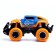 Radio -controlled jeep "graffiti", works on batteries, color orange