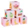 Set of soft cubes "objects", color mix