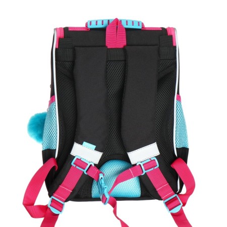 School standard, 33 x 25 x 13 cm, Grizzly, + bag for shoes, plush, black-4