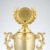 Cup 122D, award figure, gold, plastic stand, 29.5 × 11 × 8 cm.