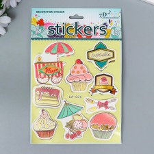 Cardboard sticker 2 layers 