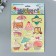 Cardboard sticker 2 layers "Sweets" 19x12.5 cm