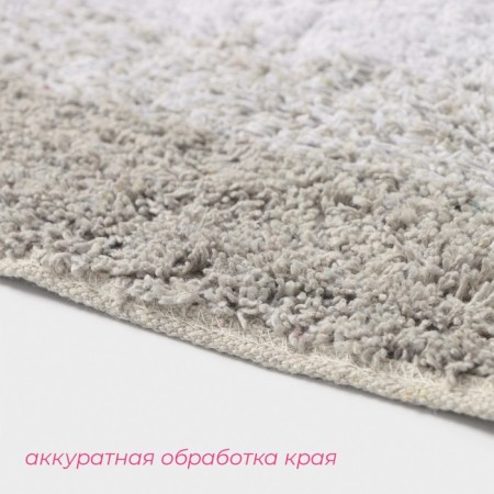 Коврик для дома Доляна «Акварель», 50×80 см, цвет бежевый-3