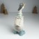Polystone souvenir "Goose in a long cap and cape" 9x13x28 cm
