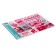 Album for drawing A4, 24 sheets, on the crest, Pink, cover coated cardboard, perforation for separation, block 100 g/m2, mix
