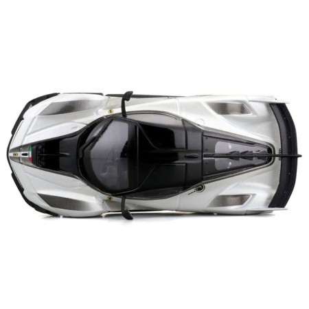 Racing machine BBURAGO Ferrari FXX-Ko 2017, Die-Cast, 1:43, white color-2