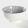 Ceramic "Illusion", 850 ml, white and gray color