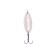 Light St. Petersburg oscillating "pike", white color, 15 g