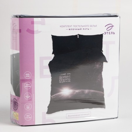 Bed linen "Ethel" 1.5 joint venture Milky Path 143*215cm, 160*240 cm, 50*70 cm - 2 pcs-11