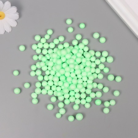 Decor for creativity Foam "Assorted balls" Green set 10 grams-1