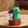 Souvenir "Bear with a bear cub", Kargopol toy