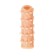 Kokos nozzle is realistic with additional stimulation, TPE, bodily, 15.6 cm, l