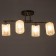Chandelier 2770/4 E27 40W black-chromium 60x28 cm Bayerlux