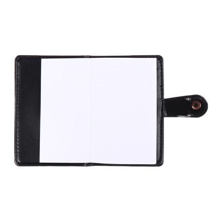 Note book A6, 102 sheets in the ruler, PVC cover, combined, button-6