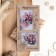 Wooden envelope "Congratulations!" Bush roses, 16 x 8 cm