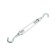 Talter hook-trick tundra Krep, Din1480, M8, galvanized, 1 pcs