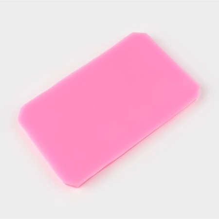 Mold "Snowfall", silicone, 11 × 6.8 × 0.6 cm, pink color-2