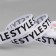 Republic tape "Style", 25 mm × 23 ± 1 m, black/white color