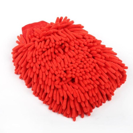 Mittens for washing a car, microfiber 24 × 19 × 4 cm, mix-6