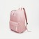 Set of backpacks on lightning from textiles, cosmetic bags, pencil case, pink color